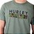 Camiseta Hurley Print And Destroy Masculina Verde Escuro - Imagem 3