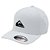 Boné Quiksilver Aba Curva Emb Solid Black Branco - Imagem 1