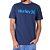 Camiseta Hurley O&O Solid Masculina Azul Marinho - Imagem 1