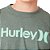 Camiseta Hurley O&O Solid Masculina Verde Mescla - Imagem 3