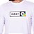 Camiseta Surf Hurley Manga Longa Inbox Masculina Branco - Imagem 3