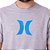 Camiseta Hurley Icon Masculina Cinza Mescla - Imagem 3