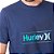 Camiseta Hurley Slash Masculina Azul Marinho - Imagem 3