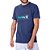 Camiseta Hurley Slash Masculina Azul Marinho - Imagem 1