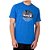 Camiseta Hurley Circle Masculina Azul Mescla - Imagem 1