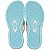 Chinelo Oakley Killer Point Masculino Branco/Azul - Imagem 2