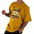 Camiseta Oakley D.N.A Oversized Tee Masculina Amarelo - Imagem 1