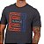 Camiseta Hurley Twister Masculina Preto Mescla - Imagem 3