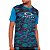 Camiseta Oakley TRN Vapor Block Printed Masculina Azul - Imagem 1