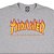 Camiseta Thrasher Flame Logo Masculina Cinza Mescla - Imagem 2