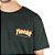 Camiseta Thrasher Flame Logo Button Masculina Verde Escuro - Imagem 2