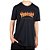 Camiseta Thrasher Flame Halftone Masculina Preto - Imagem 1