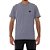 Camiseta Quiksilver Patch Round Plus Size Masculina Cinza - Imagem 1