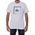 Camiseta Quiksilver Slab The Square PS Masculina Branco - Imagem 1