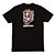 Camiseta RVCA Etam Skull Fire Masculina Preto - Imagem 4
