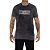 Camiseta DC Shoes International Steps Masculina Cinza Escuro - Imagem 1
