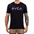 Camiseta RVCA Big Fills Masculina Preto - Imagem 1