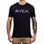 Camiseta RVCA Big Fills Plus Size Masculina Preto - Imagem 1