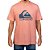 Camiseta Quiksilver Full Logo Masculina Rosa Mescla - Imagem 1