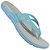 Chinelo Oakley Rest II Masculino Azul Claro/Branco - Imagem 1