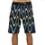 Bermuda Volcom Distort Stripe Masculina Preto - Imagem 1