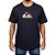 Camiseta Quiksilver Logo Indeed Masculina Azul Marinho - Imagem 1