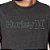 Camiseta Hurley O&O Outline Oversize Masculina Preto Mescla - Imagem 2