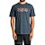 Camiseta Hurley O&O Rose Masculina Azul Marinho Mescla - Imagem 1