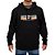 Moletom Quiksilver Canguru Lined Up Masculino Preto - Imagem 1