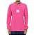 Camiseta DC Shoes Manga Longa Minimal Stripe Masculina Rosa - Imagem 1