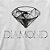Camiseta Diamond Blue Print Oversize Masculina Branco - Imagem 2