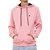 Moletom Quiksilver Canguru Transfer Masculino Rosa Mescla - Imagem 1