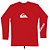 Camiseta Surf Quiksilver Manga Longa All Time Vermelho - Imagem 1