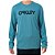 Camiseta Oakley Manga Longa Mark II LS Masculina Azul Claro - Imagem 1