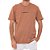 Camiseta Quiksilver Living Mirage Masculina Marrom Mescla - Imagem 1