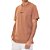 Camiseta Quiksilver Living Mirage Masculina Marrom Mescla - Imagem 3