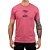 Camiseta RVCA Topographic Masculina Rosa Escuro - Imagem 1