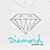 Camiseta Diamond OG Sign Tee Masculina Branco - Imagem 2