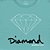 Camiseta Diamond OG Sign Tee Oversize Masculina Azul - Imagem 2