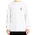 Camiseta Volcom Manga Longa Deadly Stone Masculina Branco - Imagem 1