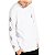 Camiseta Volcom Manga Longa Deadly Stone Masculina Branco - Imagem 3