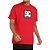Camiseta DC Shoes DC Square Star Hss Masculina Vermelho - Imagem 1