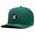 Boné Hurley Aba Curva Sticker Verde - Imagem 1