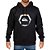 Moletom Quiksilver Canguru Uprise Masculino Preto - Imagem 1