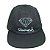 Boné Diamond Aba Curva OG Sign Unstructured Snapback Cinza - Imagem 2