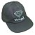 Boné Diamond Aba Curva OG Sign Unstructured Snapback Cinza - Imagem 1