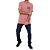 Camiseta Quiksilver Dream Cave Masculina Rosa - Imagem 3