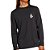 Camiseta Surf Volcom Manga Longa Taunt Masculina Preto - Imagem 1