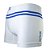 Cueca Hurley Boxer Seamless Branco/Azul - Imagem 3