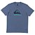 Camiseta Quiksilver Full Logo Masculina Azul Mescla - Imagem 3